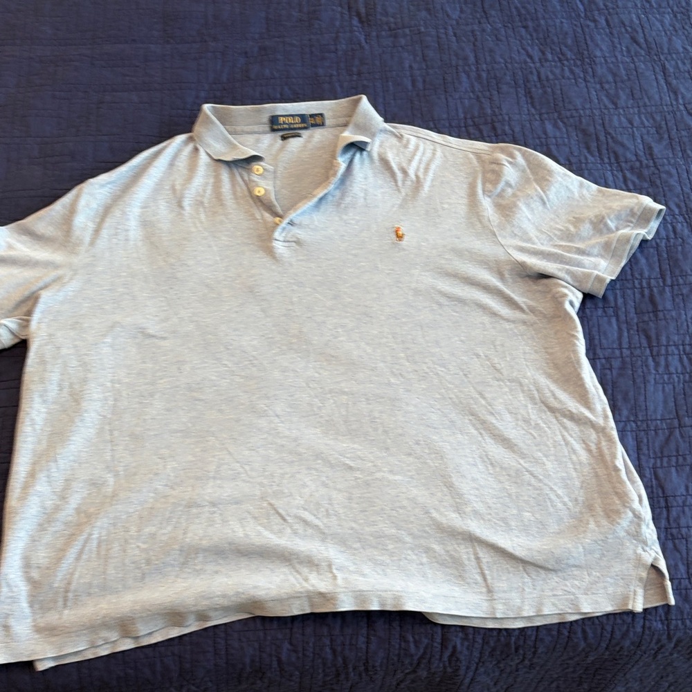 Polo by Ralph Lauren Men's Sky Blue Polo Shirt